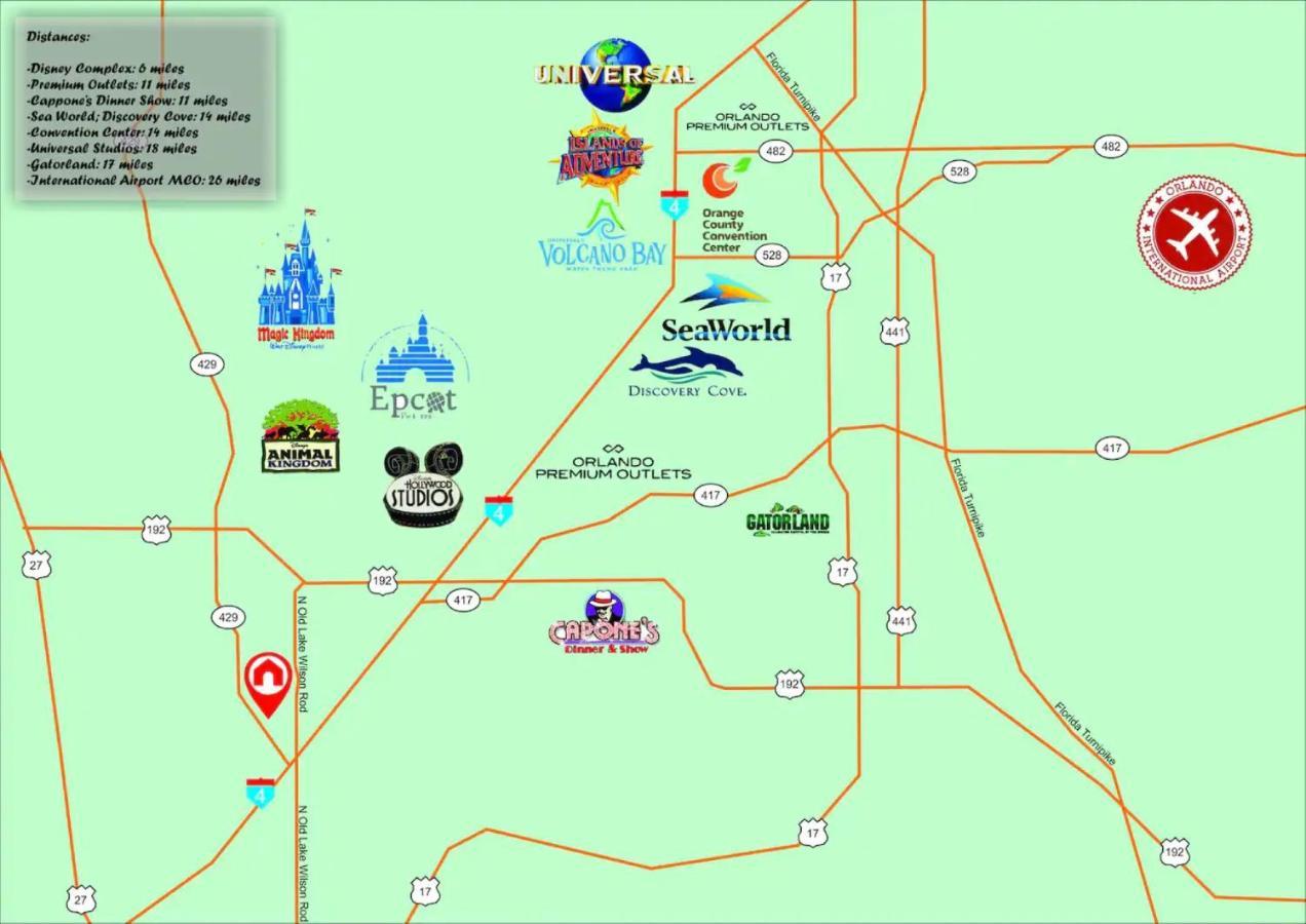 Epic Family Fun! Games & Theme Room, Pool - Encore Resort, Near Disney Orlando Dış mekan fotoğraf